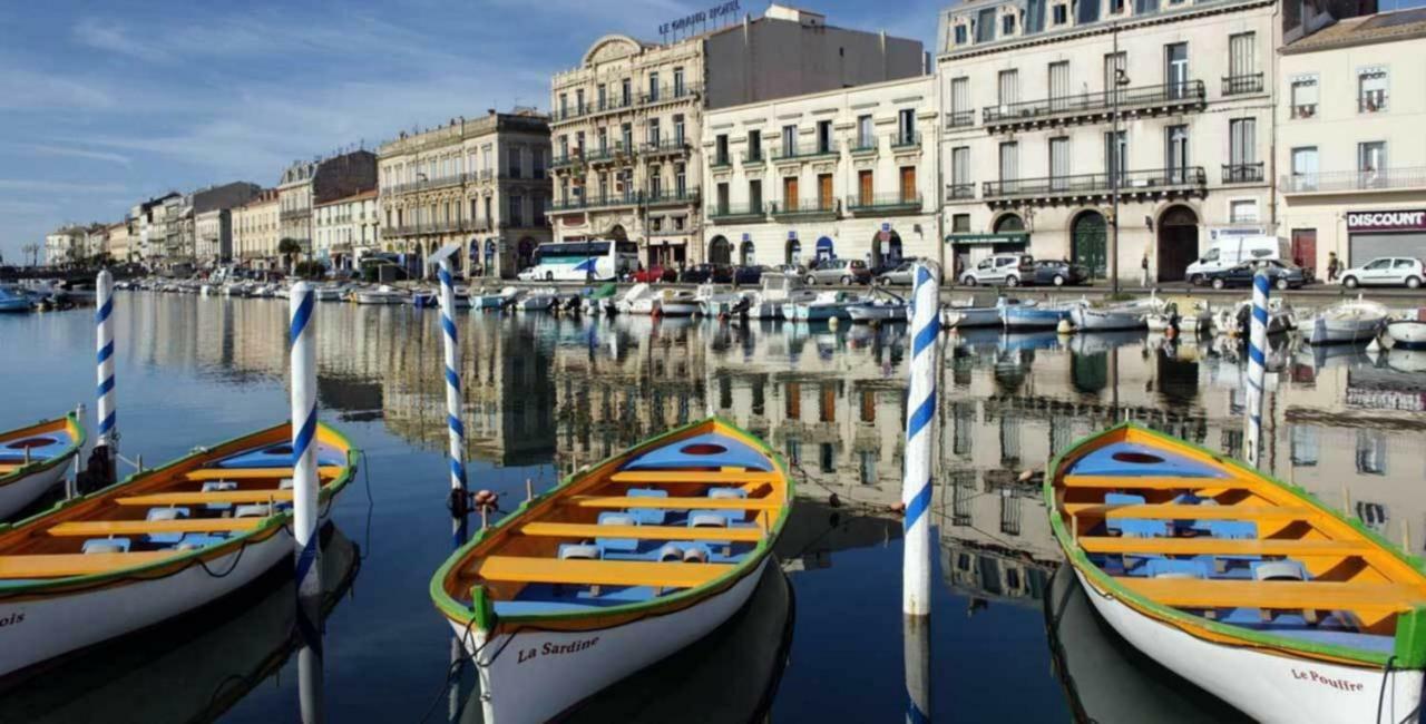 Grand Appartement Sur Canal A 2 Pas Du Centre Ville De Sète Kültér fotó